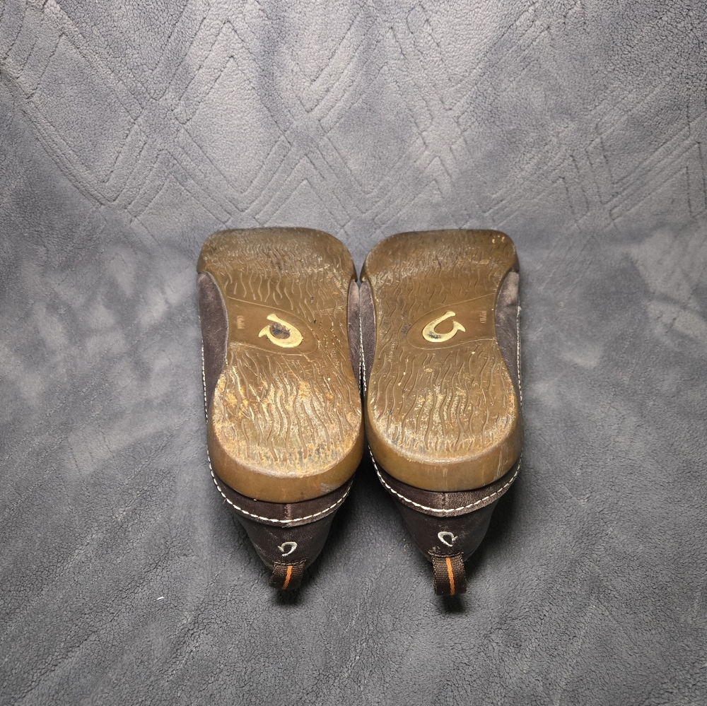 Olukai Shoes Mens Sz 10 Brown Suede Leather Casual Sneakers. - Picture 7 of 9